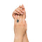 Bague 52 Bague Art déco en or gris 18 carats, onyx et diamants 58 Facettes