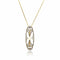 Broche Broche Art déco en or jaune 750‰, platine, diamants et perle 58 Facettes