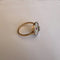 Bague 54 Bague en or jaune et gris 18 carats avec diamants et rubis 58 Facettes BAF042
