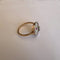 Bague 54 Bague en or jaune et gris 18 carats avec diamants et rubis 58 Facettes BAF042