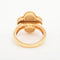 Bague 47 Van Cleef & Arpels Vintage Alhambra - Bague en or jaune 18 carats, nacre et diamant 58 Facettes