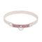 Bracelet Hermès Collier de chien - Bracelet en or blanc 18k et saphir rose 58 Facettes