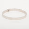 Bracelet Hermès Collier de chien - Bracelet en or blanc 18k et saphir rose 58 Facettes