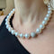 Collier Collier vintage en or blanc 18 carats, perles des mers du Sud et diamants 58 Facettes 0020002127