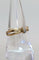 Bague 56 Bague en or jaune 18 carats sertie de 8 diamants 58 Facettes