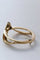 Bague 57 Bague en or jaune 14 carats avec diamant taille trillion 58 Facettes