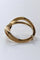 Bague 57 Bague en or jaune 14 carats avec diamant taille trillion 58 Facettes