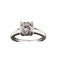 Bague 55 Solitaire - Bague en or blanc avec diamant 0,83 ct 58 Facettes