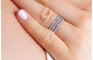 Bague 52 Mauboussin Le Premier Jour - Alliance en or gris palladié et diamants 58 Facettes R21