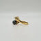 Bague 53 Bague toi & moi en or jaune 18 carats, diamants et perles 58 Facettes