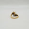 Bague 53 Bague toi & moi en or jaune 18 carats, diamants et perles 58 Facettes