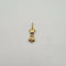 Pendentif Pendentif deux étoiles en or jaune 18 carats et diamants 58 Facettes