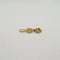 Pendentif Pendentif deux étoiles en or jaune 18 carats et diamants 58 Facettes