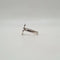 Bague 54 Bague fleur en or blanc 18 carats sertie d’un diamant 58 Facettes