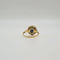 Bague 54 Bague fleur en or jaune 18 carats sertie de saphirs et diamants 58 Facettes