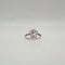Bague 54 Bague fleur en or blanc 18 carats et diamants 58 Facettes