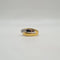 Bague 54 Bague en or blanc et or jaune 18 carats sertie de diamants 58 Facettes