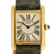 Montre Cartier Tank Must - Montre en argent plaqué or, cadran blanc romain 58 Facettes