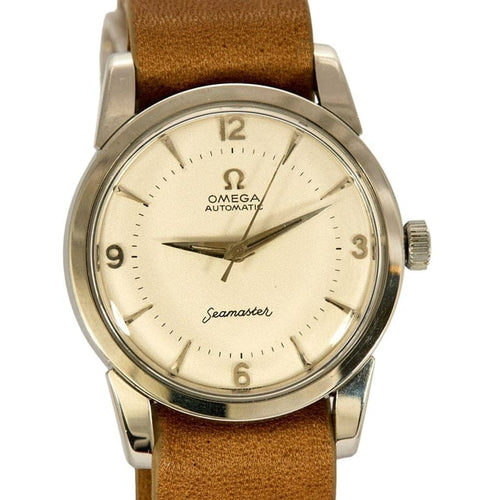 Montre Omega Seamaster - Montre automatique en acier, cadran blanc 58 Facettes