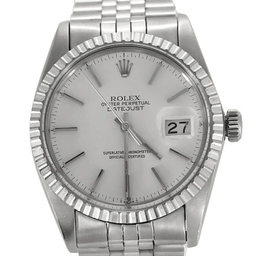 Montre Rolex Datejust - Montre en acier avec bracelet Jubilé 58 Facettes
