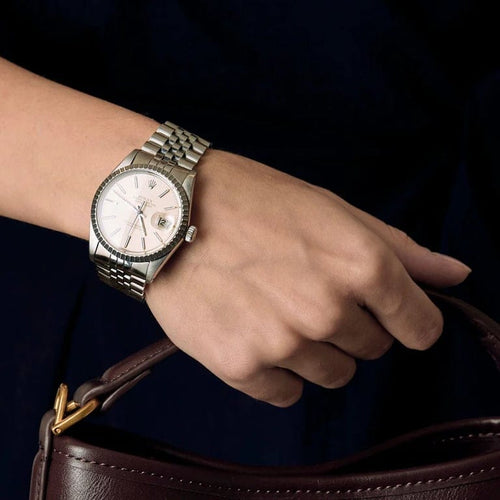 Montre Rolex Datejust - Montre en acier avec bracelet Jubilé 58 Facettes
