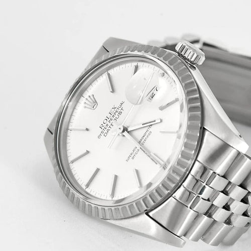 Montre Rolex Datejust - Montre en acier avec bracelet Jubilé 58 Facettes