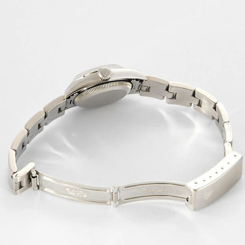 Montre Rolex Oyster Perpetual - Montre Lady 26 mm en acier, cadran doré 58 Facettes