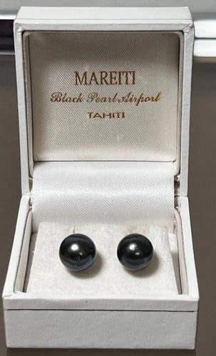 Boucles d'oreilles Boucles d’oreilles clous - Perles de Tahiti en or jaune 18k 58 Facettes