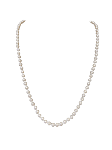 Collier Collier choker en perles de culture avec fermoir en or jaune 18k 58 Facettes