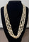 Collier Collier 3 rangs de perles de culture Akoya avec fermoir 8 diamants 58 Facettes