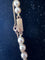 Collier Collier de perles de culture blanches 50 cm, fermoir en or jaune 58 Facettes