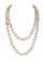 Collier Collier sautoir - 91 perles de culture, fermoir en or blanc 18k 58 Facettes