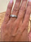 Bague 54 Jeu de deux bagues en or blanc 18 ct et diamants 58 Facettes BaAu01