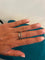 Bague 54 Jeu de deux bagues en or blanc 18 ct et diamants 58 Facettes BaAu01
