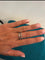 Bague 54 Jeu de deux bagues en or blanc 18 ct et diamants 58 Facettes BaAu01