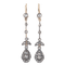 Boucles d'oreilles Boucles d'oreilles pendantes en or jaune 18 ct et argent, diamants 58 Facettes 1