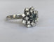 Bague 52.5 Bague en or blanc 14 carats avec alexandrite 0,60 ct et diamants 58 Facettes