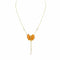 Collier Papillon - Collier en or jaune 18 carats, quartzites, tourmalines et diamants 58 Facettes CHAT-BUTT-NL-PQD