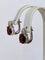 Boucles d'oreilles Boucles d’oreilles puces en or blanc 18 carats, rubis et diamants 58 Facettes