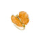 Bague 53 Papillon - Bague en or jaune 18 carats, quartzites et diamants 58 Facettes CHT-BUTT-RI-PQDI