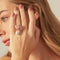 Bague 54 Romance Divine - Bague en or jaune 18 carats, perle et quartz rose 58 Facettes CHAT-ROM-RI-PRQ