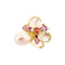 Bague 54 Romance Divine - Bague en or jaune 18 carats, perle et quartz rose 58 Facettes CHAT-ROM-RI-PRQ