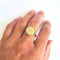 Bague 59 Bague pièce Dos Pesos 1945 en or jaune 18 carats, taille EU59 58 Facettes GEL-RI-2PES-YG