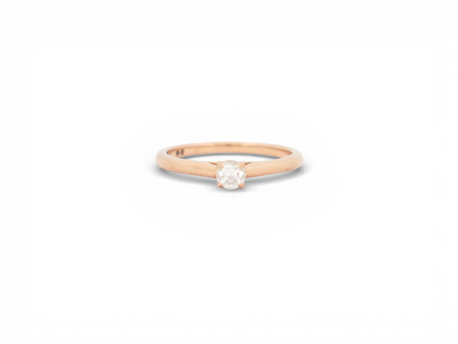 Bague 55 bague CARTIER solitaire crn4226655 t55 or rose & diamant 0.24ct 58 Facettes 273200