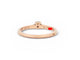 Bague 55 bague CARTIER solitaire crn4226655 t55 or rose & diamant 0.24ct 58 Facettes 273200