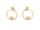Boucles d'oreilles boucles d'oreilles DINH VAN creoles le cube diamant 808811 en or 18k 58 Facettes 272581