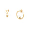 Boucles d'oreilles boucles d'oreilles DINH VAN creoles le cube diamant 808811 en or 18k 58 Facettes 272581
