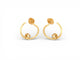 Boucles d'oreilles boucles d'oreilles DINH VAN creoles le cube diamant 808811 en or 18k 58 Facettes 272581