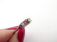 Bague 53 bague art deco t54 sertie de diamants 0.45ct & rubis 0.25ct en or blanc 18k 58 Facettes 273171