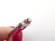 Bague 53 bague art deco t54 sertie de diamants 0.45ct & rubis 0.25ct en or blanc 18k 58 Facettes 273171
